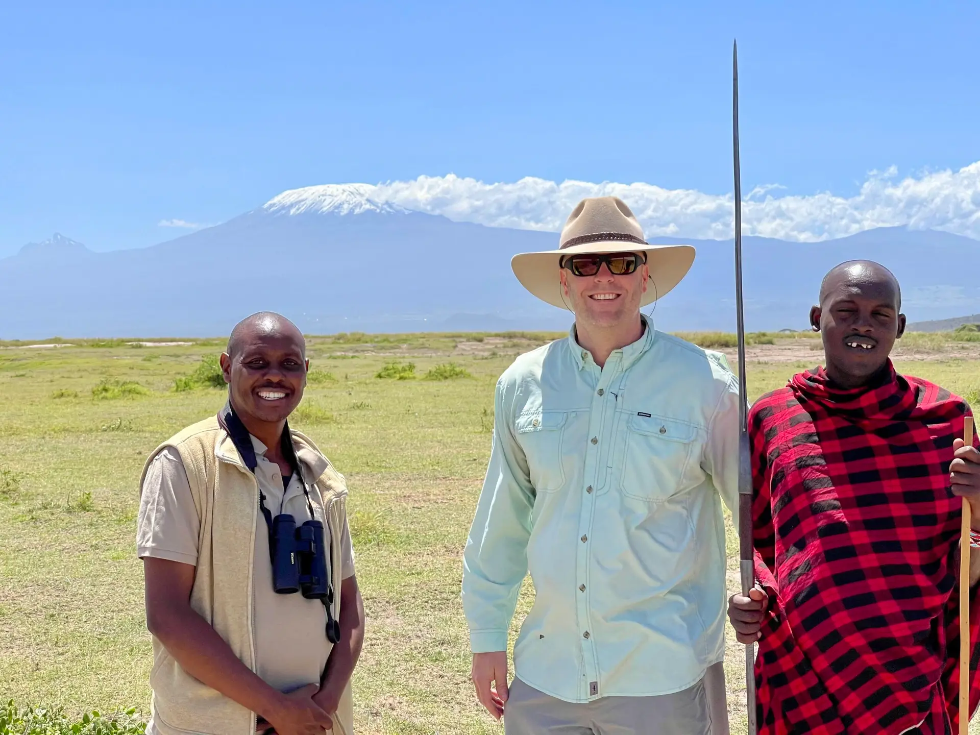 Walking with Masai in Kenya is one example of creating jobs through tourism.